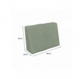 Cushion Cover for Pallet Side Cushion, 60x40 cm, Green