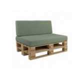 Cushion Cover for Pallet Backrest Cushion, 120x40 cm, Green