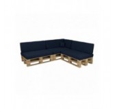 Cushion Cover for Pallet Decorative Cushion, 40x40 cm, Dark Blue