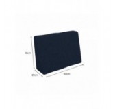 Cushion Cover for Pallet Side Cushion, 60x40 cm, Dark Blue