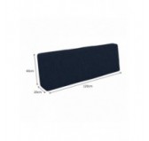 Cushion Cover for Pallet Backrest Cushion, 120x40 cm, Dark Blue