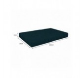 Cushion Cover for Pallet Seat Cushion, 120x80 cm, Dark Green