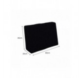 Cushion Cover for Pallet Side Cushion, 60x40 cm, Black