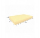 Set of 2 Waterproof Cushion Covers for Pallet Cushions: 120x80 cm + 120x40 cm, Beige