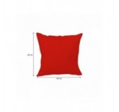 Waterproof Cushion Cover for Pallet Deco Cushion, 40x40 cm, Red