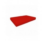 Waterproof Cushion Cover for Pallet Seat Cushion, 120x80 cm, Red