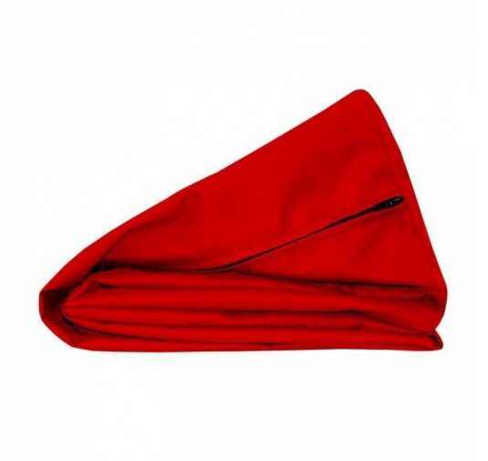 Set of 2 Waterproof Cushion Covers for Pallet Cushions: 120x80 cm + 120x40 cm, Red