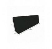 Set of 2 Waterproof Cushion Covers for Pallet Cushions: 120x80 cm + 120x40 cm, Anthracite