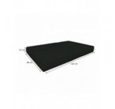 Set of 2 Waterproof Cushion Covers for Pallet Cushions: 120x80 cm + 120x40 cm, Anthracite