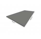 Table Top for Desk, Table 2.5cm Grey 140x70 cm