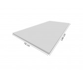 Table Top for Desk, Table 2.5cm Light Grey 140x70 cm