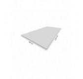 Table Top for Desk, Table 2.5cm Light Grey 120x60 cm