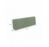 Pallet Garden Backrest Cushion 120x40x20/10 Green