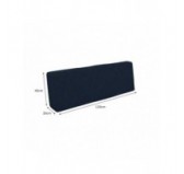 Pallet Garden Backrest Cushion 120x40x20/10 Dark Blue