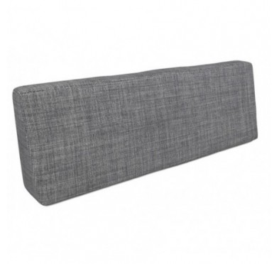 Pallet Garden Backrest Cushion 120x40x20/10 Grey