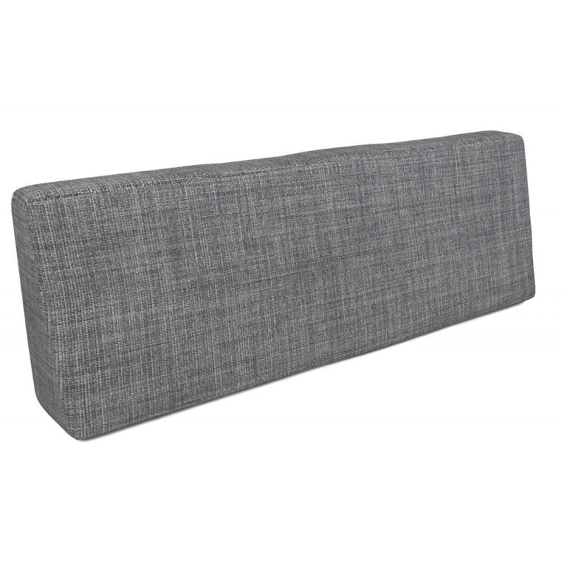 Pallet Garden Backrest Cushion 120x40x20/10 Grey