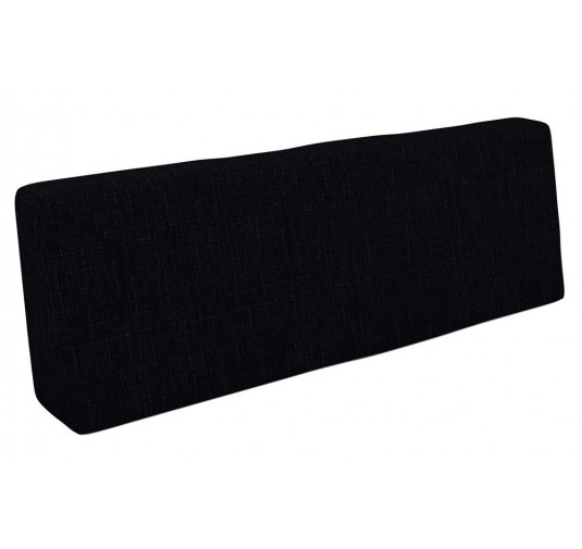 Pallet Garden Backrest Cushion 120x40x20/10 Black