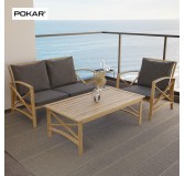 Seat Cushion, Chair Pad, Lounge Cushion, Seat Pad for Rattan Furniture, Garden Furniture Cushion, 40x40x5 cm, Anthracite