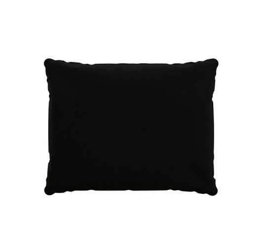 Back Cushion, Chair Cushion, Lounge Cushion, Rattan Furniture Cushion, Garden Furniture Cushion, 60x40x15 cm, Black