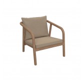 Chair Cushions, Rattan Furniture Cushions, Set of 2: Seat Cushion 40x40x5 cm + Back Cushion 50x40x15 cm, Beige