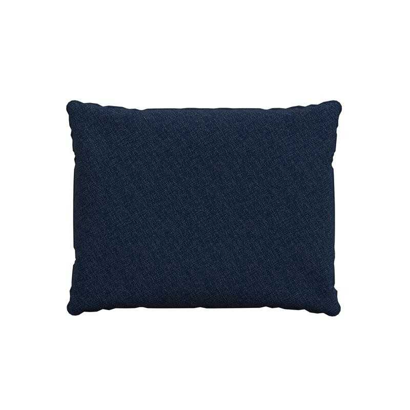 Back Cushion, Chair Cushion, Lounge Cushion, Rattan Furniture Cushion, Garden Furniture Cushion, 50x40x15 cm, Dark Blue