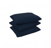 Back Cushion, Chair Cushion, Lounge Cushion, Rattan Furniture Cushion, Garden Furniture Cushion, 50x40x15 cm, Dark Blue