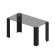 Table Legs, 13x13x72 cm, Set of 4, Black