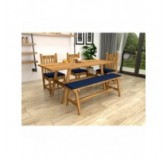 Garden Bench Cushion, Dining Bench Cushion, Seat Cushion for Bench, Bench Pad, Seat Pad, Chair Pad, 160x40x5cm, Dark Blue