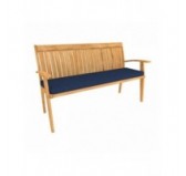 Garden Bench Cushion, Dining Bench Cushion, Seat Cushion for Bench, Bench Pad, Seat Pad, Chair Pad, 160x50x5cm, Dark Blue