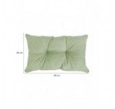 Set of 2 Garden Chair Cushion, Green 50x50 + 50x40