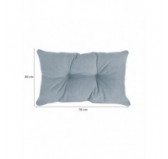 Garden Chair Back Cushion, Blue 70x40