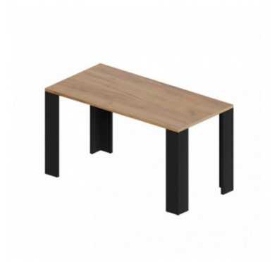 Dining Table, Living Room Table, Office Table, Table Top 2.5 cm, Craft Oak, 140x60x75 cm