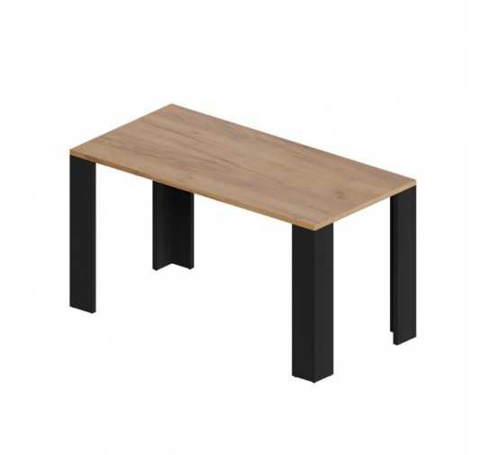 Dining Table, Living Room Table, Office Table, Table Top 2.5 cm, Craft Oak, 140x80x75 cm