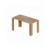 Dining Table, Living Room Table, Office Table, Table Top 2.5 cm, Craft Oak, 140x80x75 cm