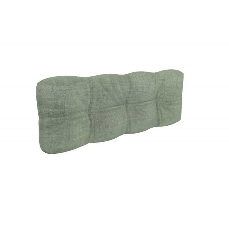 Pallet Garden Quilted Backrest Cushion 120x40x12 cm Green