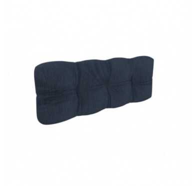 Pallet Garden Quilted Backrest Cushion 120x40x12 cm Dark Blue