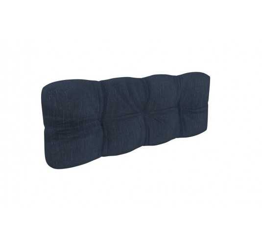 Pallet Garden Quilted Backrest Cushion 120x40x12 cm Dark Blue