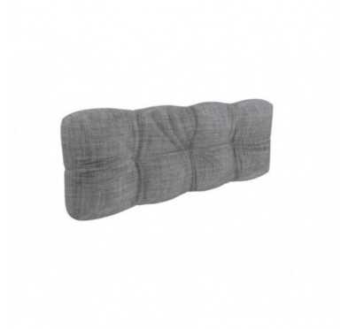 Pallet Garden Quilted Backrest Cushion 120x40x12 cm Grey