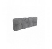 Pallet Garden Quilted Backrest Cushion 120x40x12 cm Grey