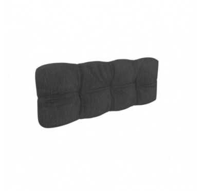 Pallet Garden Quilted Backrest Cushion 120x40x12 cm Anthracite