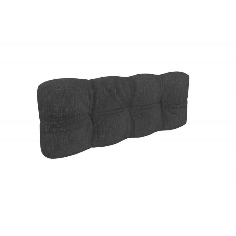 Pallet Garden Quilted Backrest Cushion 120x40x12 cm Anthracite