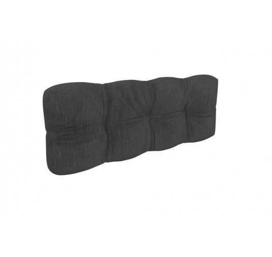 Pallet Garden Quilted Backrest Cushion 120x40x12 cm Anthracite