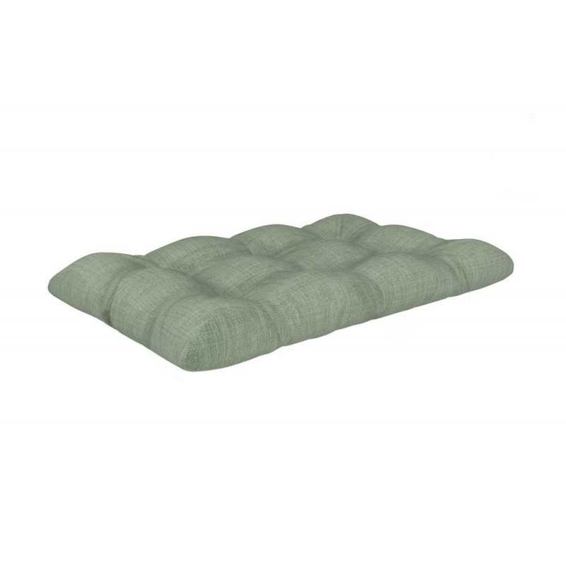 Pallet Garden Quilted Seat Cushion 120x80x15 Green