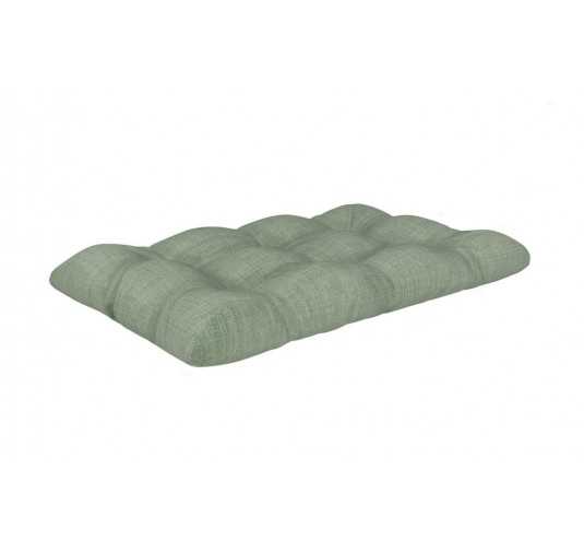 Pallet Garden Quilted Seat Cushion 120x80x15 Green