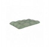 Pallet Garden Quilted Seat Cushion 120x80x15 Green