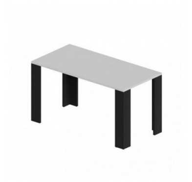 Dining Table, Living Room Table, Office Table, Table Top 2.5 cm, White, 140x70x75 cm