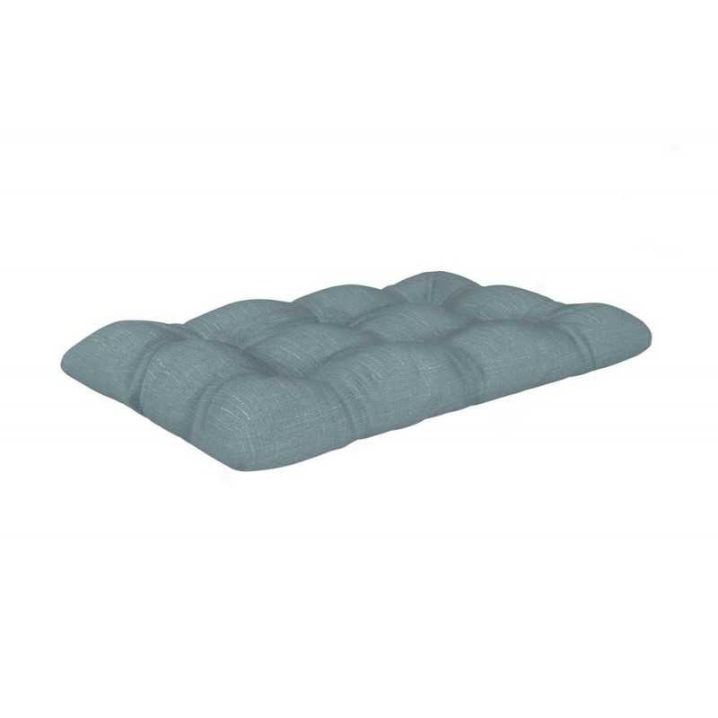 Pallet Garden Quilted Seat Cushion 120x80x15 Blue