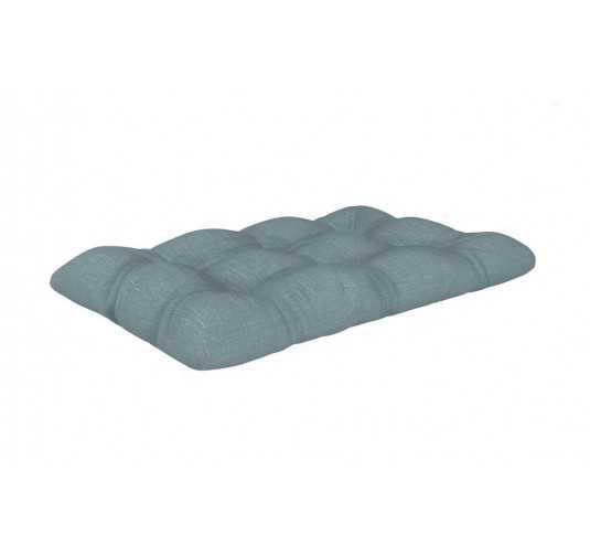 Pallet Garden Quilted Seat Cushion 120x80x15 Blue