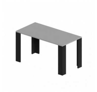 Dining Table, Living Room Table, Office Table, Table Top 2.5 cm, Light Grey, 120x60x75 cm