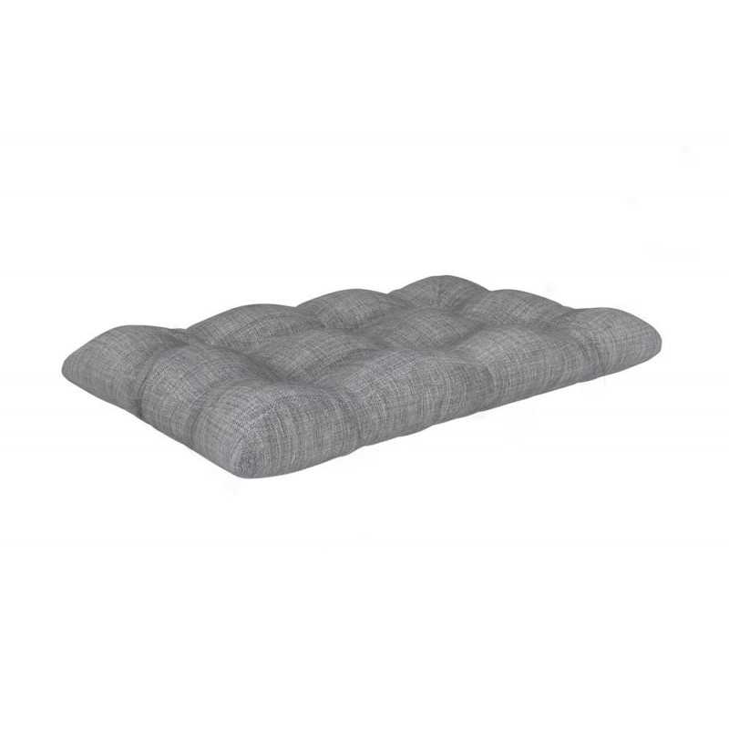 Pallet Garden Quilted Seat Cushion 120x80x15 Grey